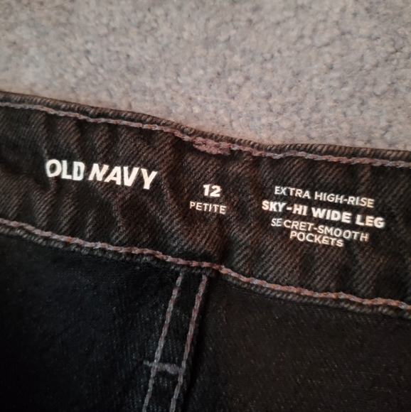 Nwt Black Split Dye Jeans - Picture 2 of 3